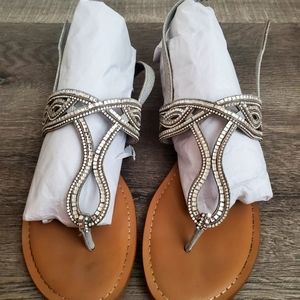 Nina jeweled sandals size 9